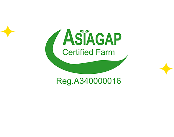 広島アグリネットファームの ASIAGAP認証農場マーク　認証登録番号：MIC-S-A340000016