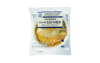 Bimi Smile 国産豚肉使用手焼きお好み焼きうどん(冷凍食品)