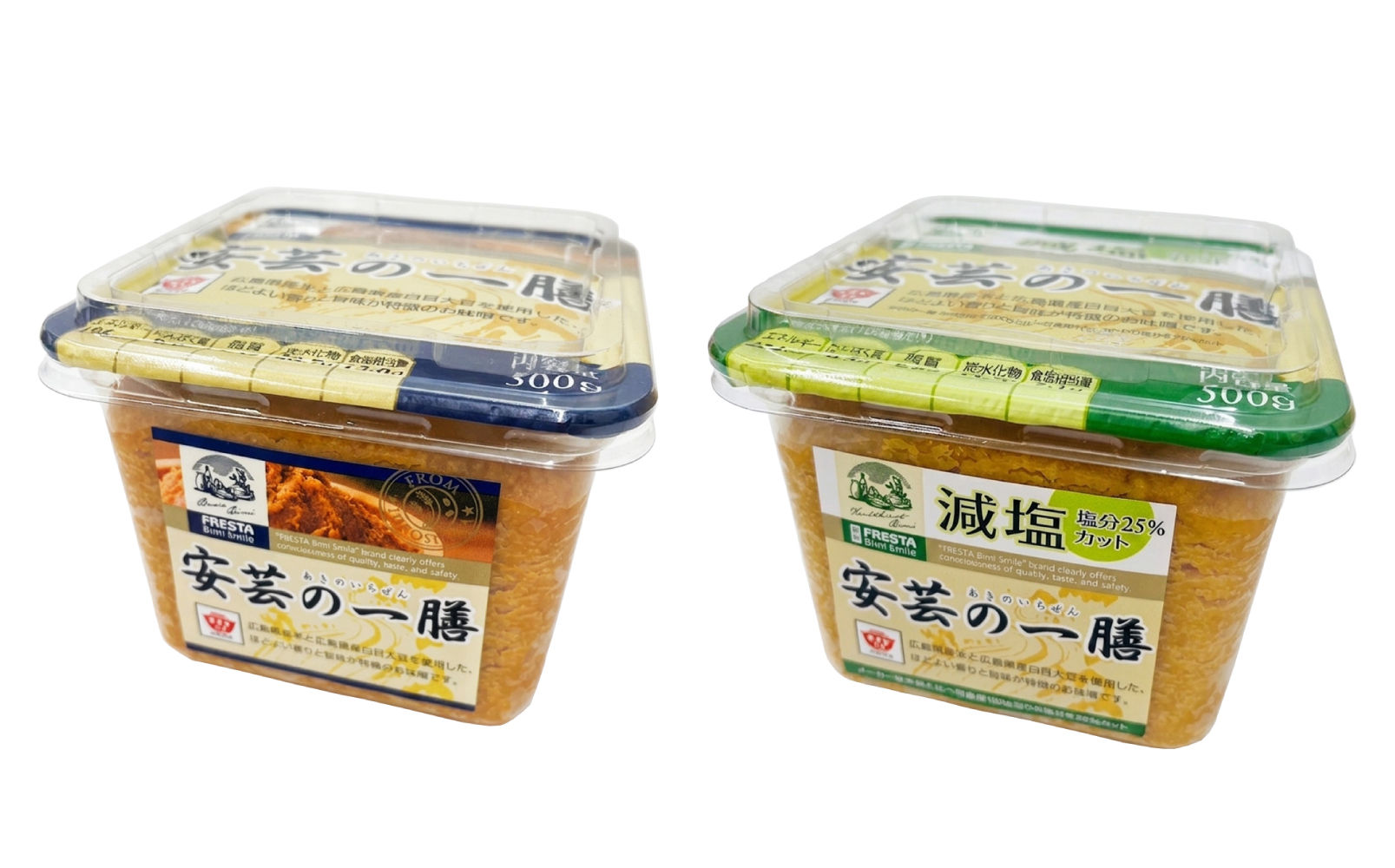Bimi Smile 安芸の一膳・安芸の一膳減塩米みそ（500g）