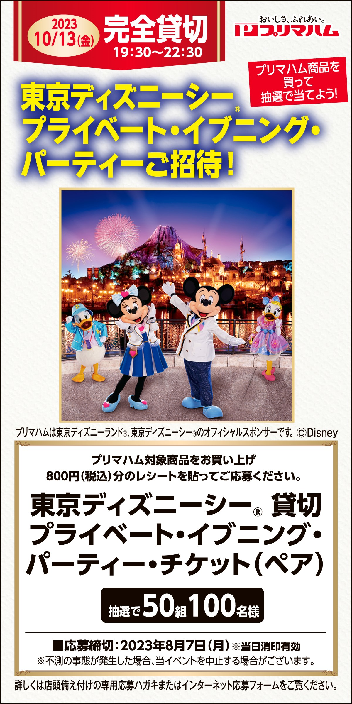 東京ディズニーリゾート企業貸切チケット プライベートイブニング ...