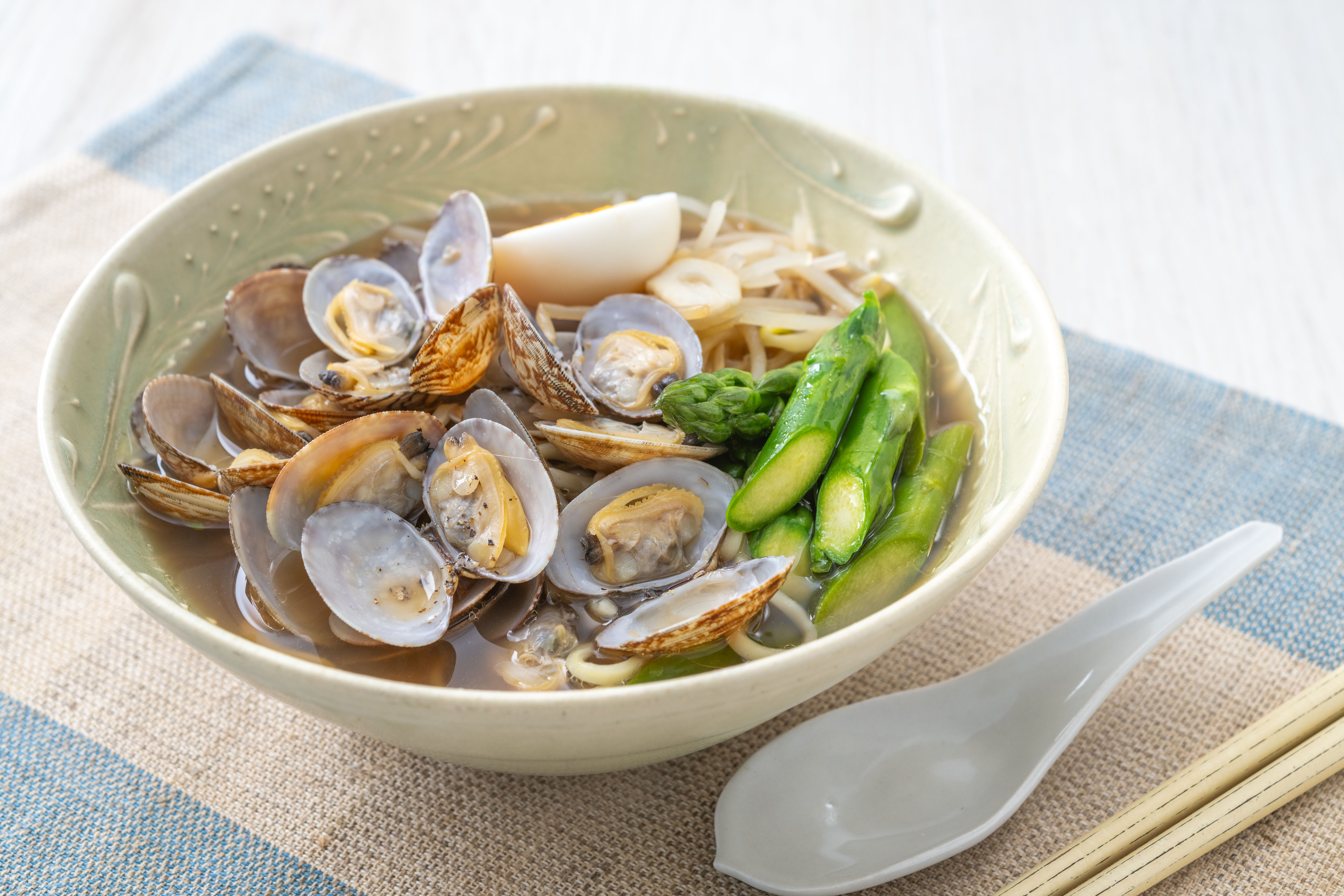 かんたん旨味たっぷり！あさりラーメン